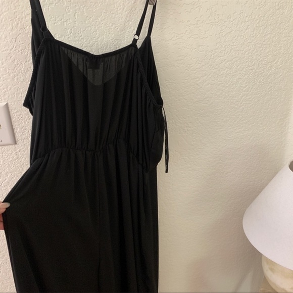 City Chic Black Front Tie Jumpsuit size 22 - Picture 8 of 10